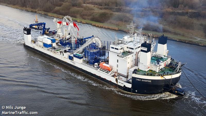 Vessel details for: CABLE ENTERPRISE (Cable Layer) - IMO 8645806, MMSI ...