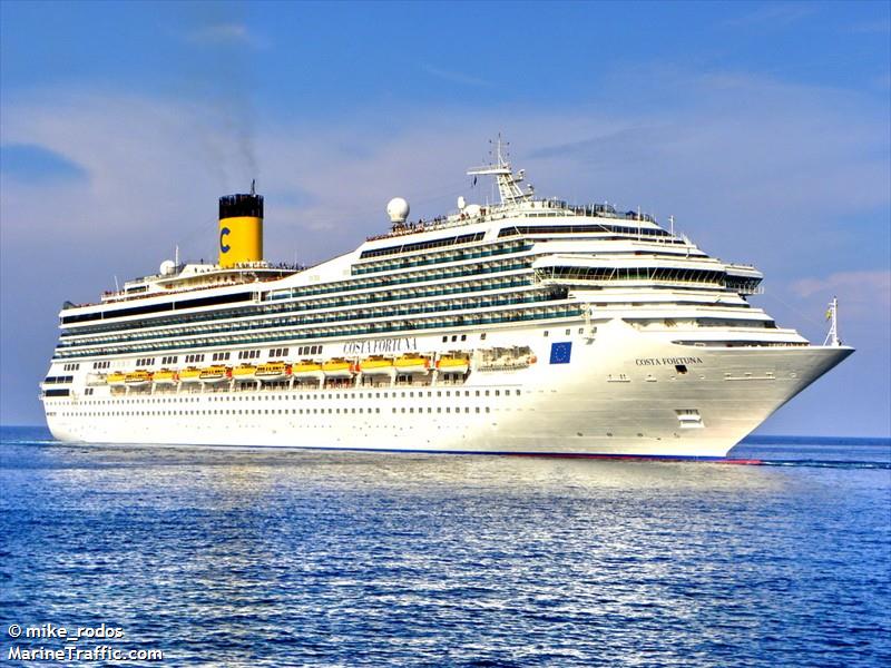 Vessel details for COSTA FORTUNA (Passenger Ship) IMO 9239783, MMSI