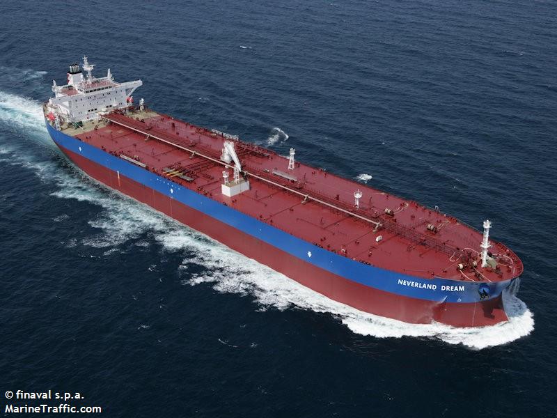 Vessel details for: NEVERLAND DREAM (Crude Oil Tanker) - IMO 9453030, MMSI 247301500, Call Sign