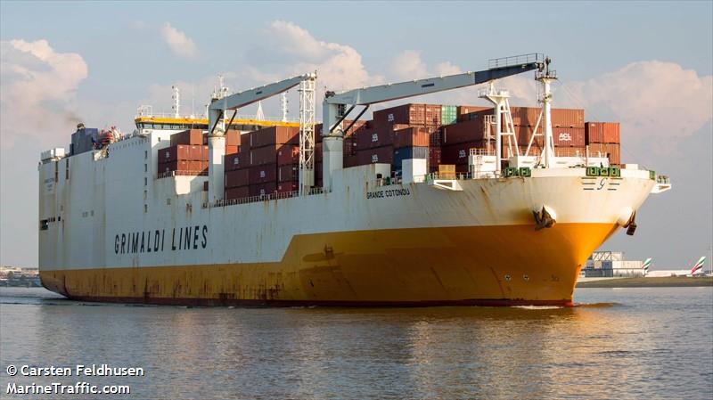 Vessel details for: GRANDE COTONOU (Ro-Ro/Container ...