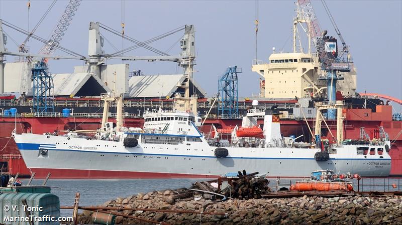 Бмрт остров шикотан где находится Vessel details for: OSTROV SHIKOTAN (Fishing Vessel) - IMO 9121132, MMSI 2733975