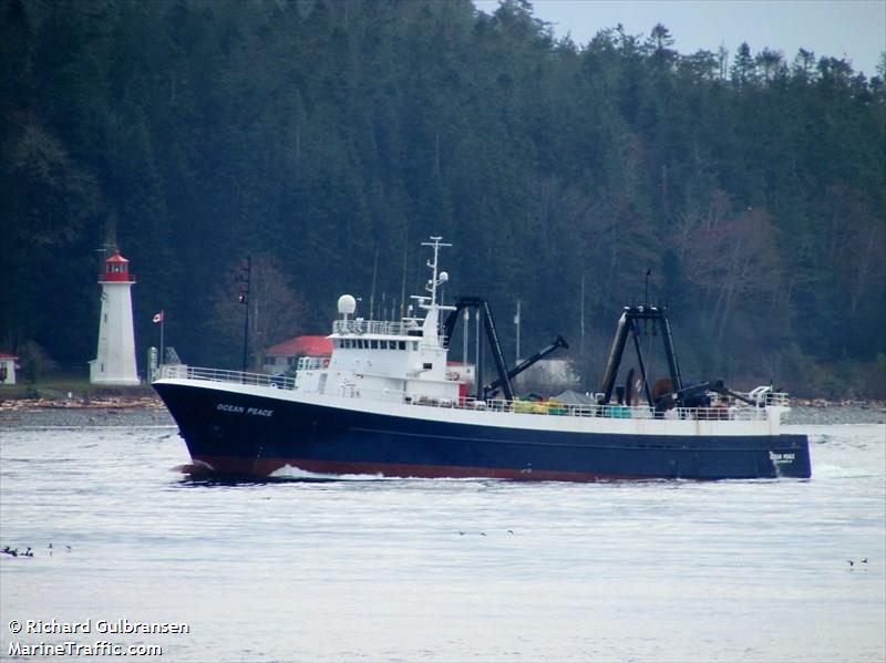 Vessel details for: OCEAN PEACE (Fishing) - MMSI 338693000, Call Sign ...