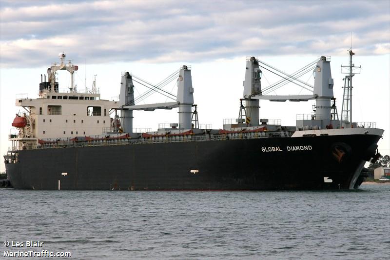 Vessel details for: GLOBAL DIAMOND (Bulk Carrier) - IMO 9145774, MMSI ...