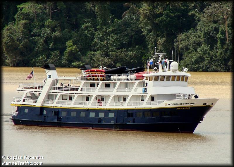 Vessel details for: NATIONAL GEOGRAPHIC SEA LION (Passenger Ship) - IMO