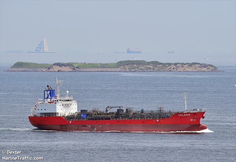 YELENA, Chemical/Oil Products Tanker - Details and current 