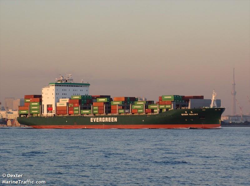 Vessel details for: EVER BALMY (Container Ship) - IMO 9786944, MMSI ...