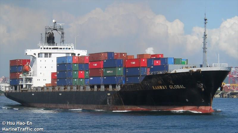 Vessel details for: KANWAY GLOBAL (Container Ship) - IMO 9167461, MMSI ...