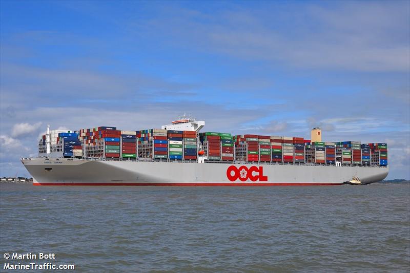 Vessel Details For: Oocl Japan (container Ship) - Imo 9776195, Mmsi 