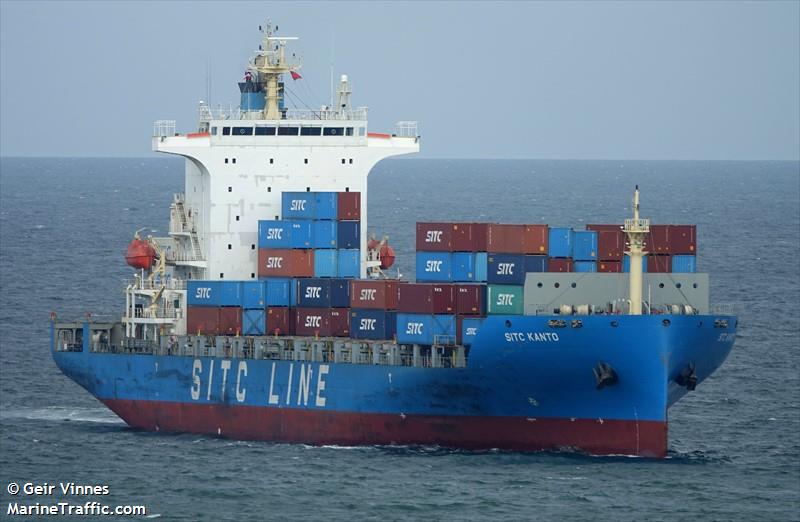 Vessel Details For: Sitc Kanto (container Ship) - Imo 9728007, Mmsi 