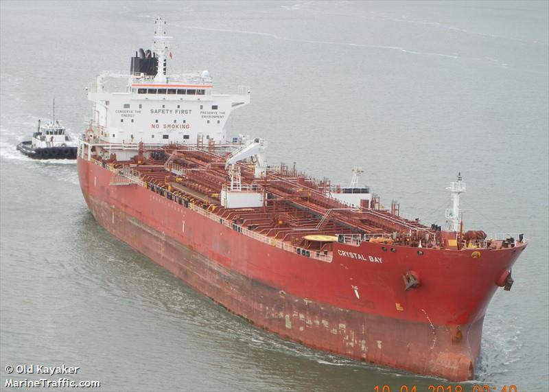  Vessel  details for CRYSTAL  BAY  Oil Chemical Tanker 