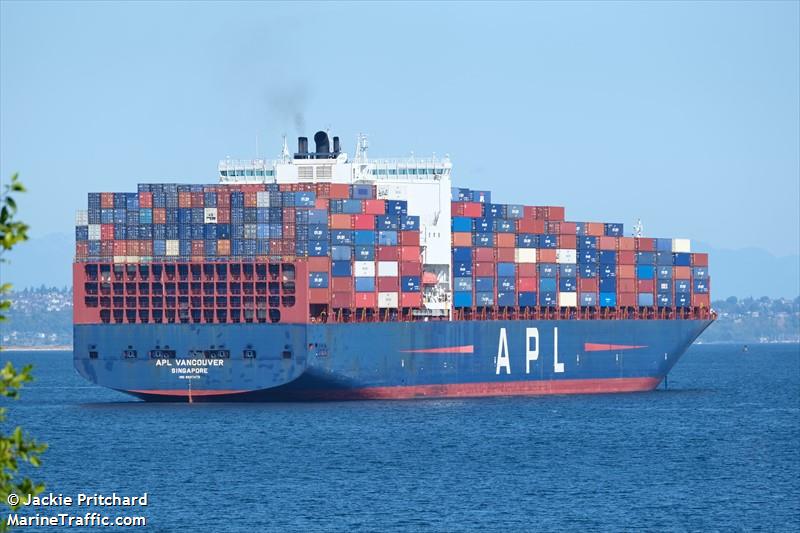 Vessel details for: APL VANCOUVER (Container Ship) - IMO 9597472, MMSI ...