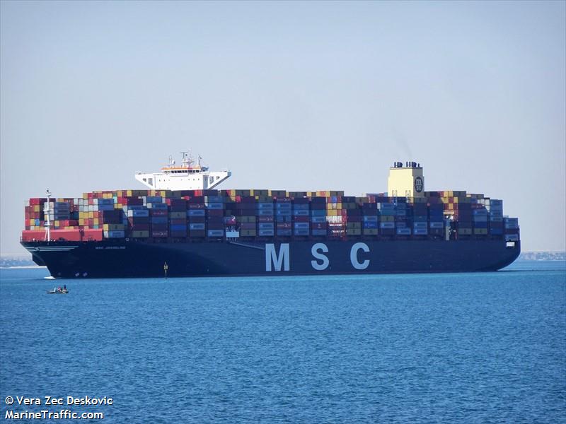 Vessel details for: MSC JOSSELINE (Container Ship) - IMO 9842061, MMSI ...