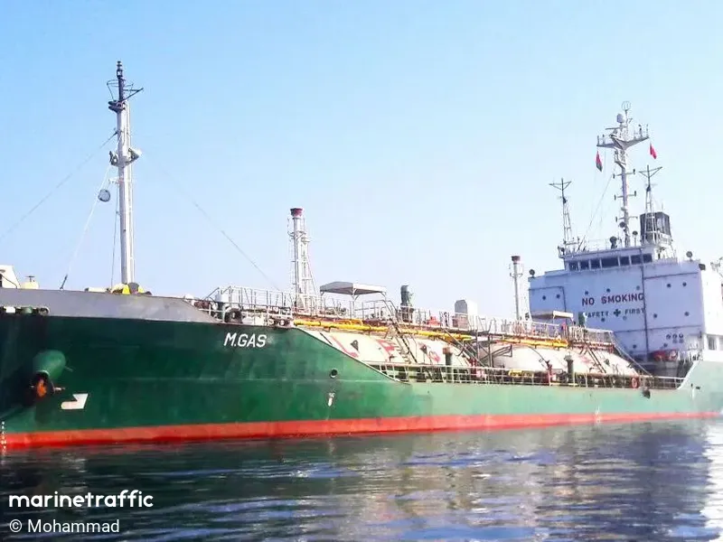 Vessel details for: M.GAS (LPG Tanker) - IMO 9020481, MMSI ...