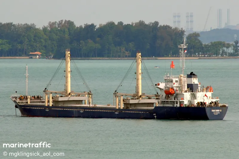 Vessel details for: THAI BINH 01 (Bulk Carrier) - IMO 9568627, MMSI ...
