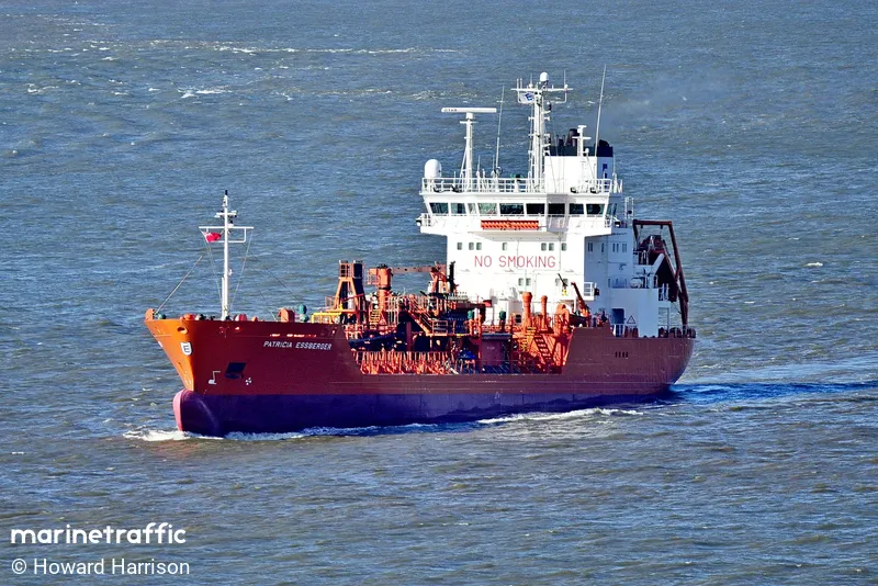 Schiff Modell Chemical Tanker Patricia Essberger 12 cm Poly 